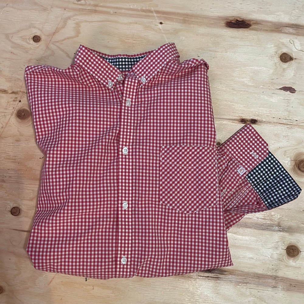 Men’s Ben Sherman Gingham Shirt -Red